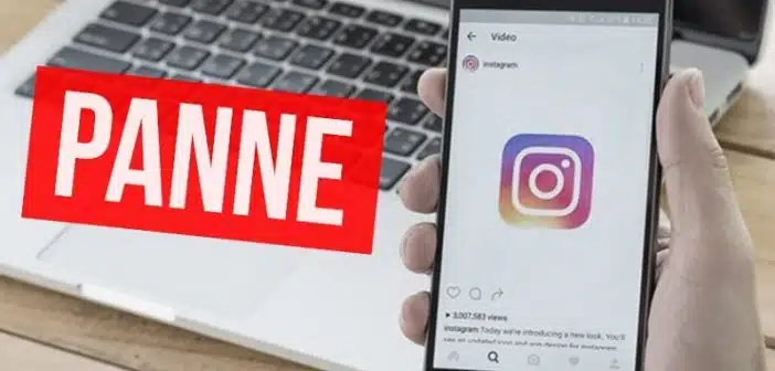 Instagram problème, bug et panne