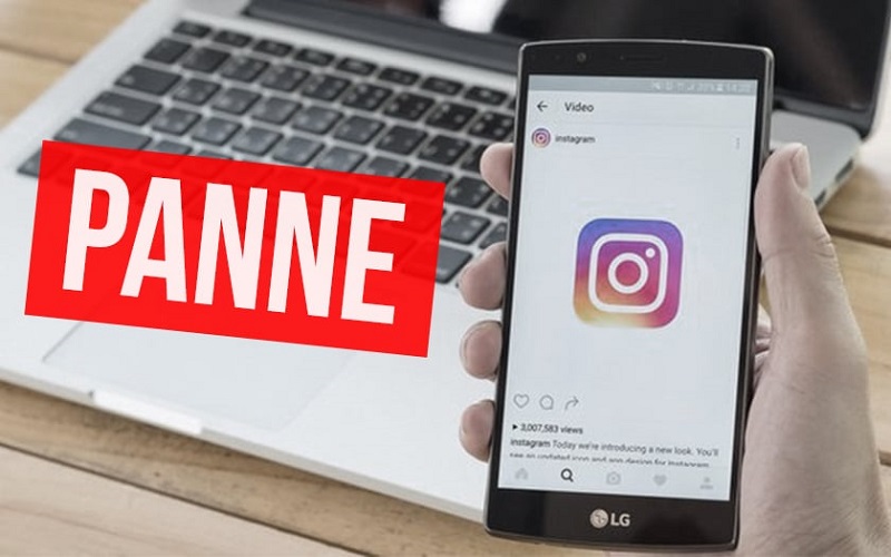 Instagram problème, bug et panne