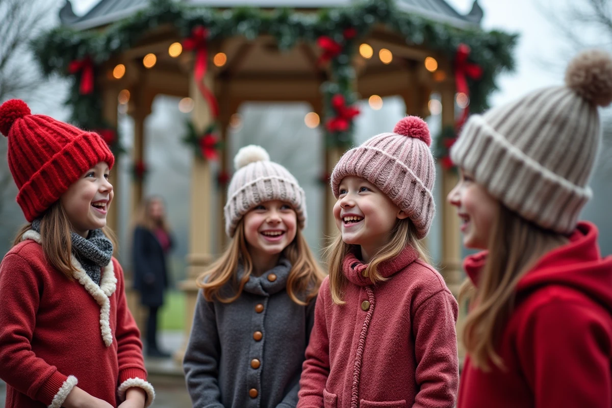 Enfants riant autour d