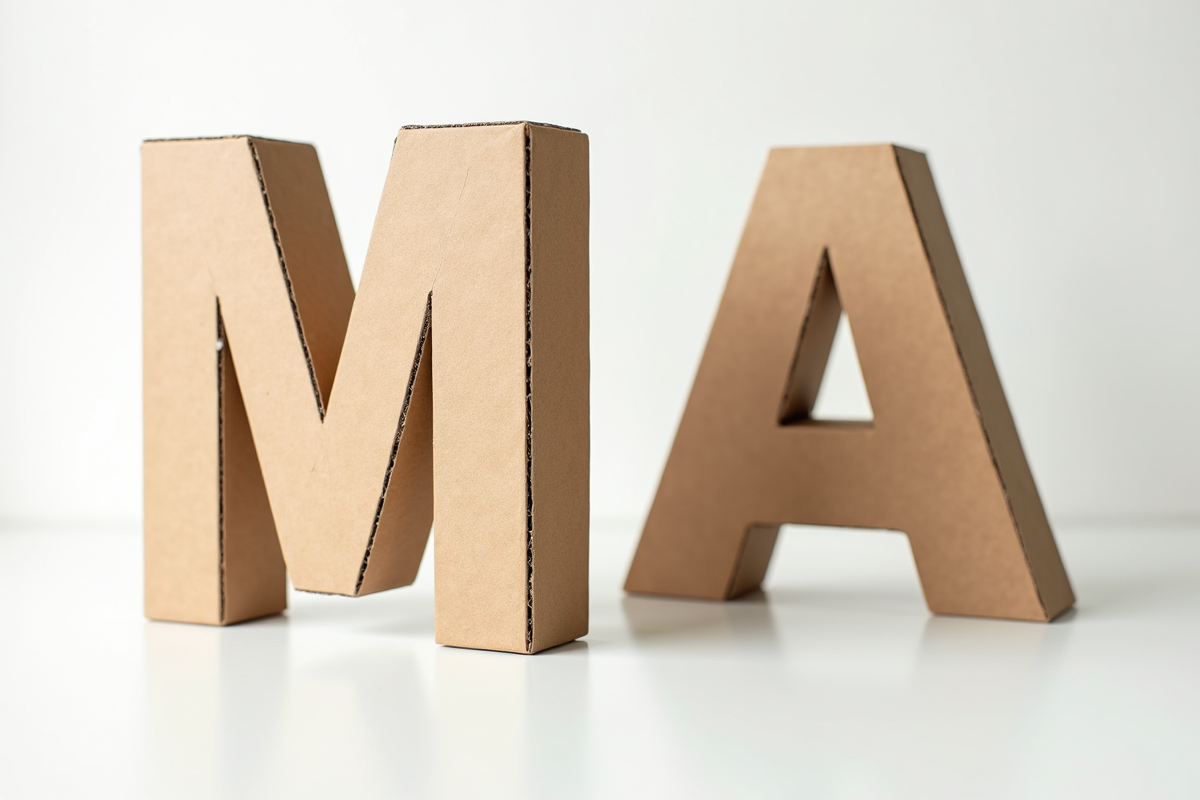 lettres carton